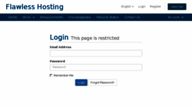 What Flawless-hosting.co.uk website looked like in 2017 (6 years ago)