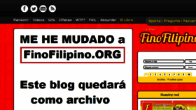 What Finofilipino.com website looked like in 2017 (6 years ago)