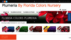 What Floridacolorsplumeria.com website looked like in 2017 (6 years ago)