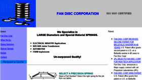 What Fandisc.com website looked like in 2017 (6 years ago)