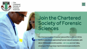 What Forensic-science-society.org.uk website looked like in 2017 (6 years ago)