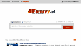 What Firmyy.pl website looked like in 2017 (6 years ago)