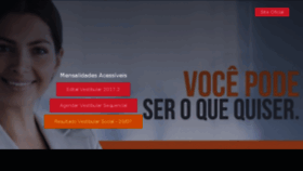 What Faculdadeparaiso.edu.br website looked like in 2017 (6 years ago)