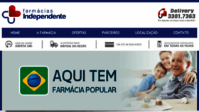 What Farmaciasindependente.com.br website looked like in 2017 (6 years ago)