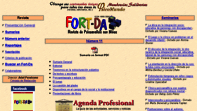 What Fort-da.org website looked like in 2017 (6 years ago)