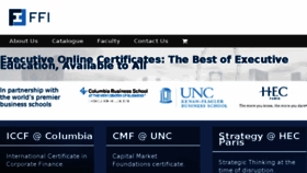 What First-finance-institute.org website looked like in 2017 (6 years ago)