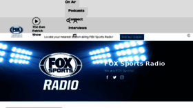 What Foxsportsradio.com website looked like in 2017 (6 years ago)
