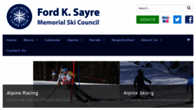 What Fordsayre.org website looked like in 2017 (6 years ago)