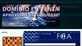 What Federaciondeajedrez.com website looked like in 2017 (6 years ago)