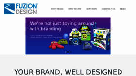 What Fuziondesign.com website looked like in 2017 (6 years ago)