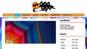 What Funtansalons.com website looked like in 2017 (6 years ago)