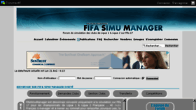 What Fifasimumanager.com website looked like in 2017 (6 years ago)