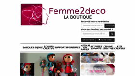 What Femme2deco.com website looked like in 2017 (6 years ago)