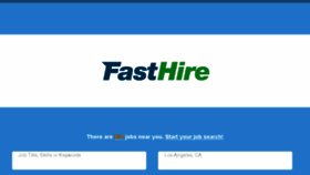 What Fasthire.org website looked like in 2017 (6 years ago)