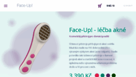 What Face-up.cz website looked like in 2017 (6 years ago)