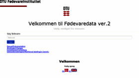 What Fooddata.dk website looked like in 2017 (6 years ago)