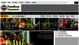 What Fenerbahcecumhuriyeti.com website looked like in 2017 (6 years ago)