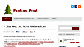 What Frohesfest.net website looked like in 2017 (6 years ago)