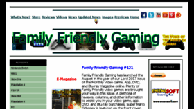 What Familyfriendlygaming.com website looked like in 2017 (6 years ago)