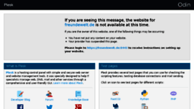 What Freundewelt.de website looked like in 2017 (6 years ago)