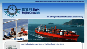 What Freightercruises.com website looked like in 2017 (6 years ago)