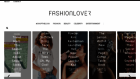 What Fashionlover.com website looked like in 2017 (6 years ago)