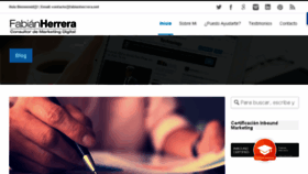 What Fabianherrera.net website looked like in 2017 (8 years ago)