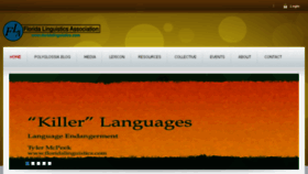 What Floridalinguistics.com website looked like in 2017 (6 years ago)