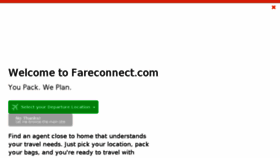 What Fareconnect.com website looked like in 2017 (6 years ago)