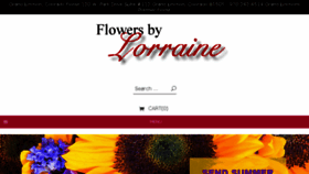 What Flowersbylorraine.com website looked like in 2017 (6 years ago)