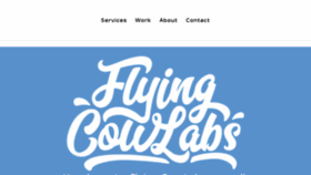 What Flyingcowlabs.com website looked like in 2017 (6 years ago)