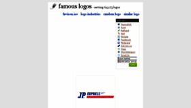 What Famous-logos.com website looked like in 2017 (6 years ago)