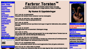 What Farbrortorsten.com website looked like in 2017 (6 years ago)