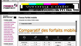 What France-forfait.com website looked like in 2017 (6 years ago)