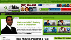 What Footdocnyc.com website looked like in 2017 (6 years ago)
