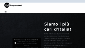 What Frequenzaweb.it website looked like in 2017 (6 years ago)