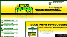What Freshsqueezedlemonade.com website looked like in 2017 (6 years ago)