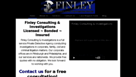 What Finleyinvestigations.com website looked like in 2017 (6 years ago)
