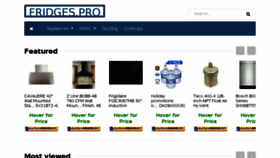 What Fridges.pro website looked like in 2017 (6 years ago)