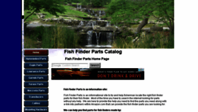 What Fishfinderparts.com website looked like in 2017 (6 years ago)