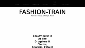 What Fashion-train.co.uk website looked like in 2017 (6 years ago)