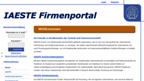 What Firmenportal.iaeste.at website looked like in 2017 (6 years ago)