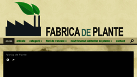What Fabricadeplante.ro website looked like in 2017 (6 years ago)