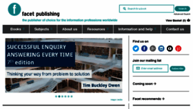 What Facetpublishing.co.uk website looked like in 2017 (7 years ago)