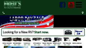 What Fredsrvautomarine.com website looked like in 2017 (6 years ago)