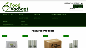 What Foodvacbags.com website looked like in 2017 (6 years ago)