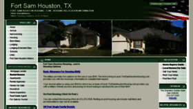 What Fortsamhoustonhousing.com website looked like in 2017 (6 years ago)