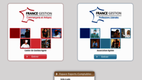 What France-gestion.fr website looked like in 2017 (6 years ago)