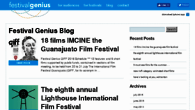 What Festivalgenius.com website looked like in 2017 (6 years ago)