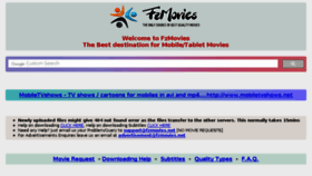 What Fzmovies.download website looked like in 2017 (7 years ago)